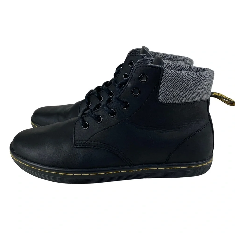 Dr Martens Black Ankle Boots Booties Women’s Size 9 Lace Up - Picture 9 of 11